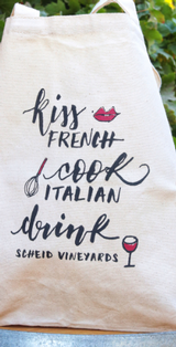 Kiss Cook Drink Canvas Tote