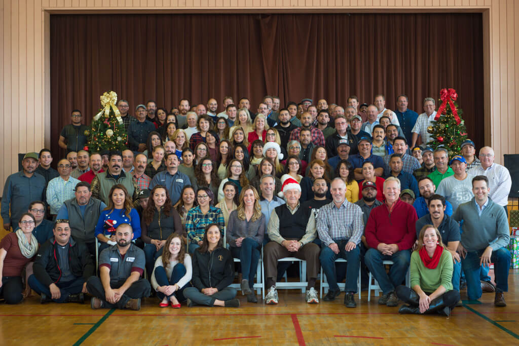 Scheid family at Christmas party