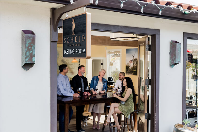 Carmel-by-the-sea tasting room