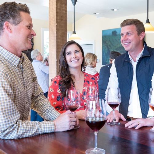 Carmel-by-the-sea tasting room interior