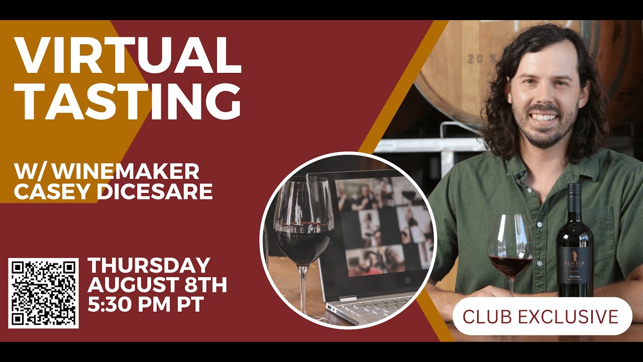 Virtual Tasting with Winemaker Casey DiCesare- Summer Release 2024